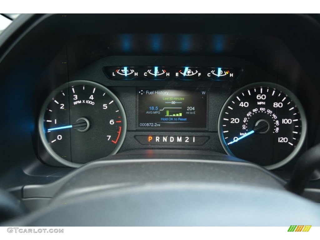 2015 Ford F150 XLT SuperCrew 4x4 Gauges Photo #103287676