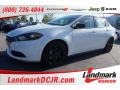 2015 Bright White Dodge Dart SXT  photo #1