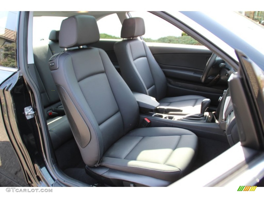 2012 1 Series 128i Coupe - Black Sapphire Metallic / Black photo #29