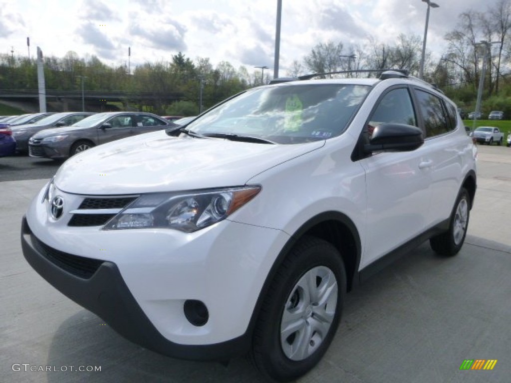 Super White 2015 Toyota RAV4 LE Exterior Photo #103291471