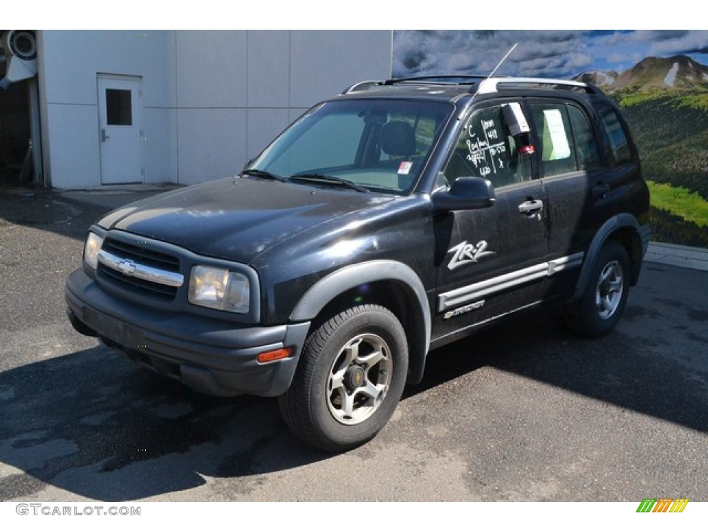2001 Tracker ZR2 Hardtop 4WD - Black / Medium Gray photo #4