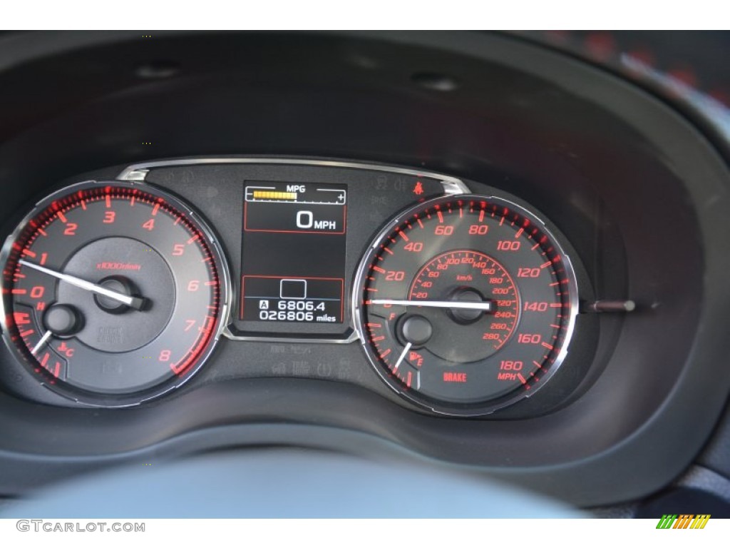 2015 Subaru WRX Limited Gauges Photo #103293315