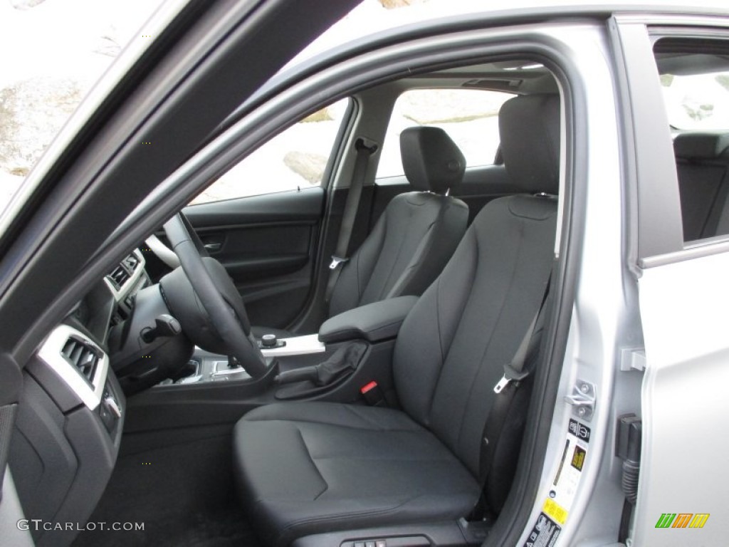 2015 3 Series 320i xDrive Sedan - Orion Silver Metallic / Black photo #12