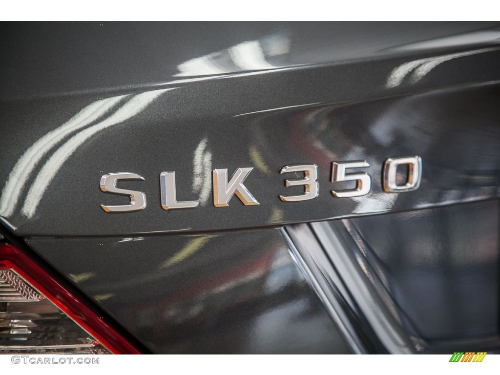 2013 SLK 350 Roadster - Steel Grey Metallic / Bengal Red/Black photo #7
