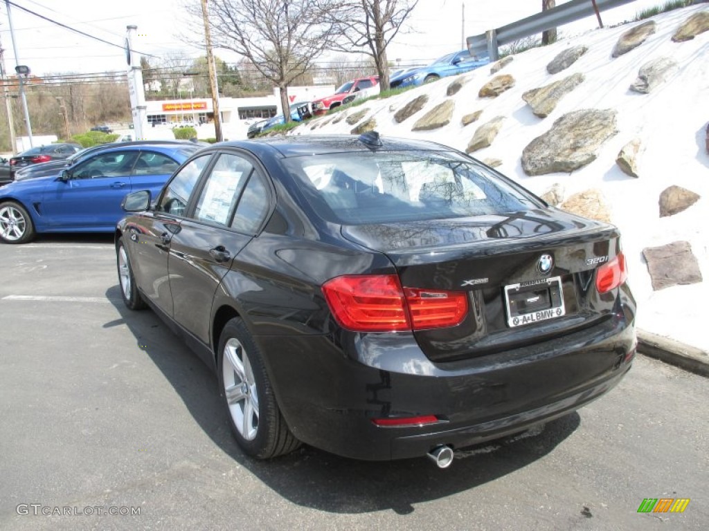2015 3 Series 320i xDrive Sedan - Jet Black / Black photo #4
