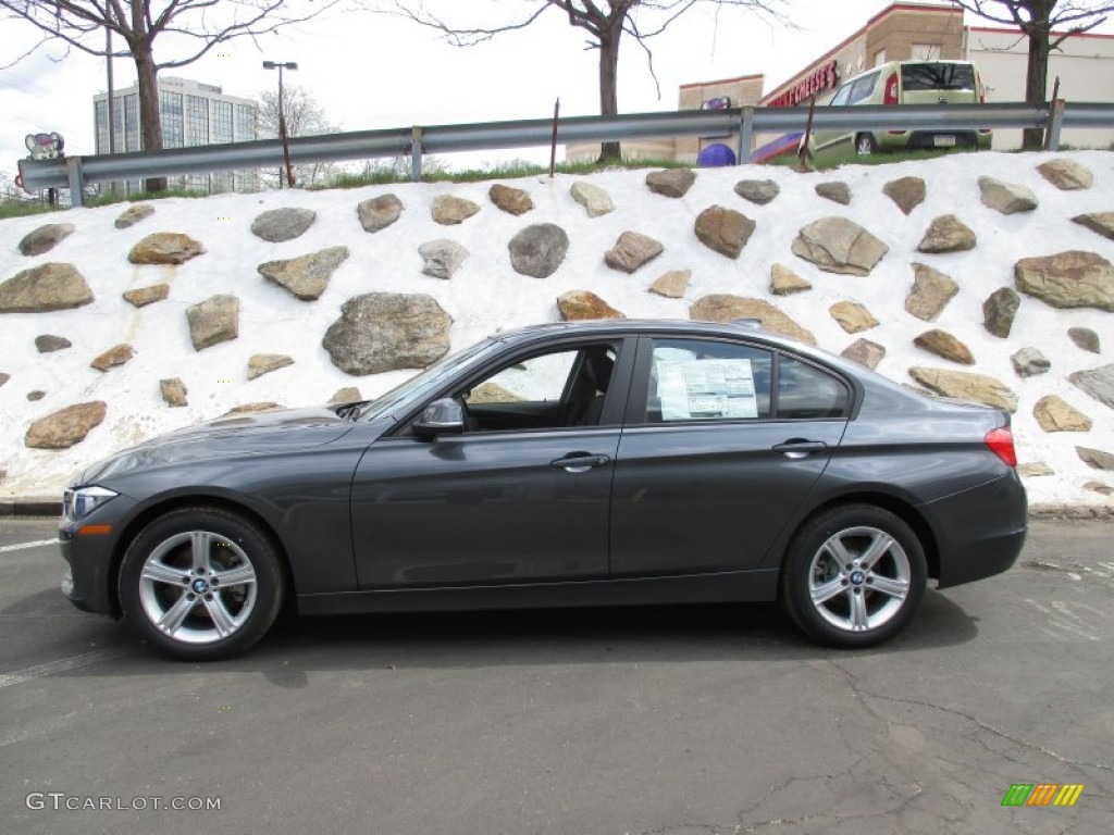2015 3 Series 320i xDrive Sedan - Mineral Grey Metallic / Black photo #2