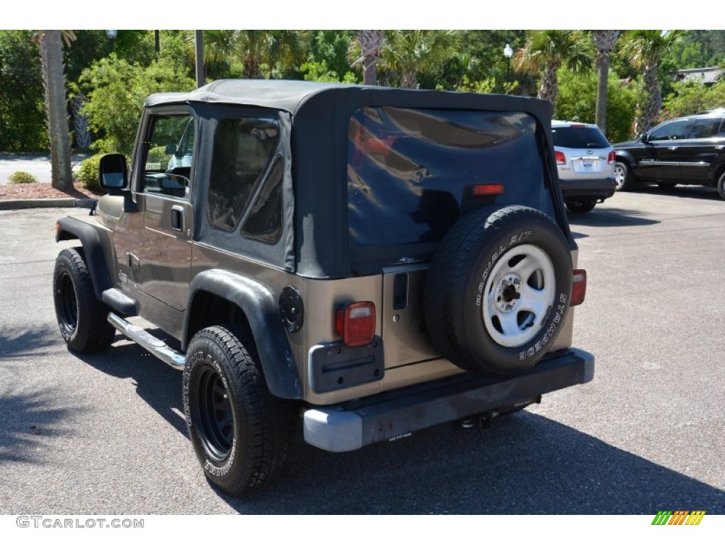 2004 Wrangler Sport 4x4 - Light Khaki Metallic / Khaki photo #5
