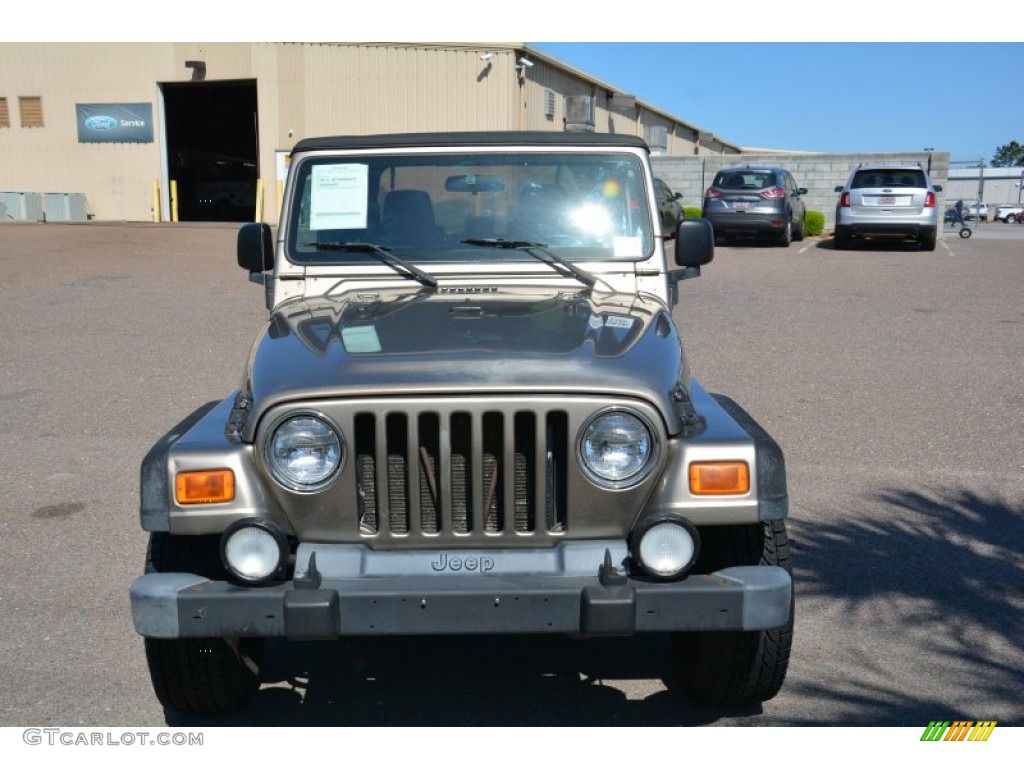 2004 Wrangler Sport 4x4 - Light Khaki Metallic / Khaki photo #8