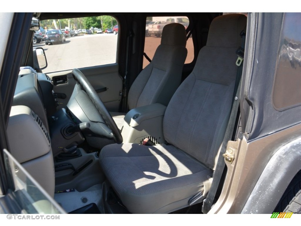 2004 Wrangler Sport 4x4 - Light Khaki Metallic / Khaki photo #11