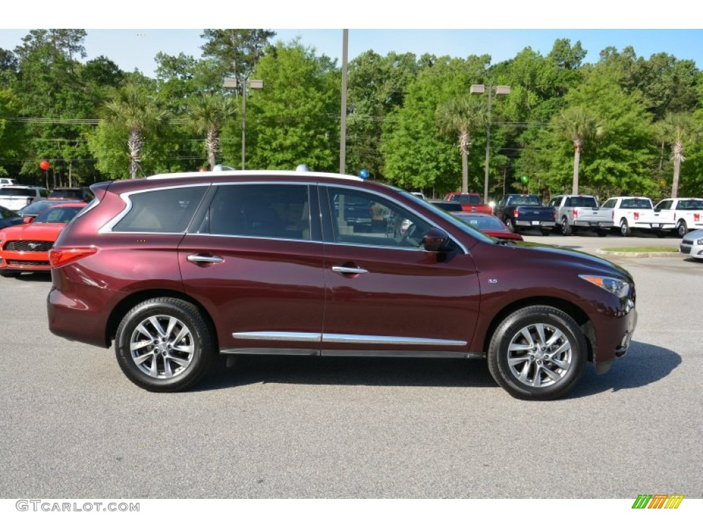 Midnight Garnet 2014 Infiniti QX60 3.5 Exterior Photo #103296799