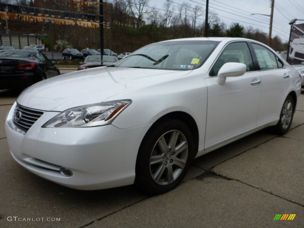 2009 ES 350 - Starfire Pearl White / Cashmere photo #2