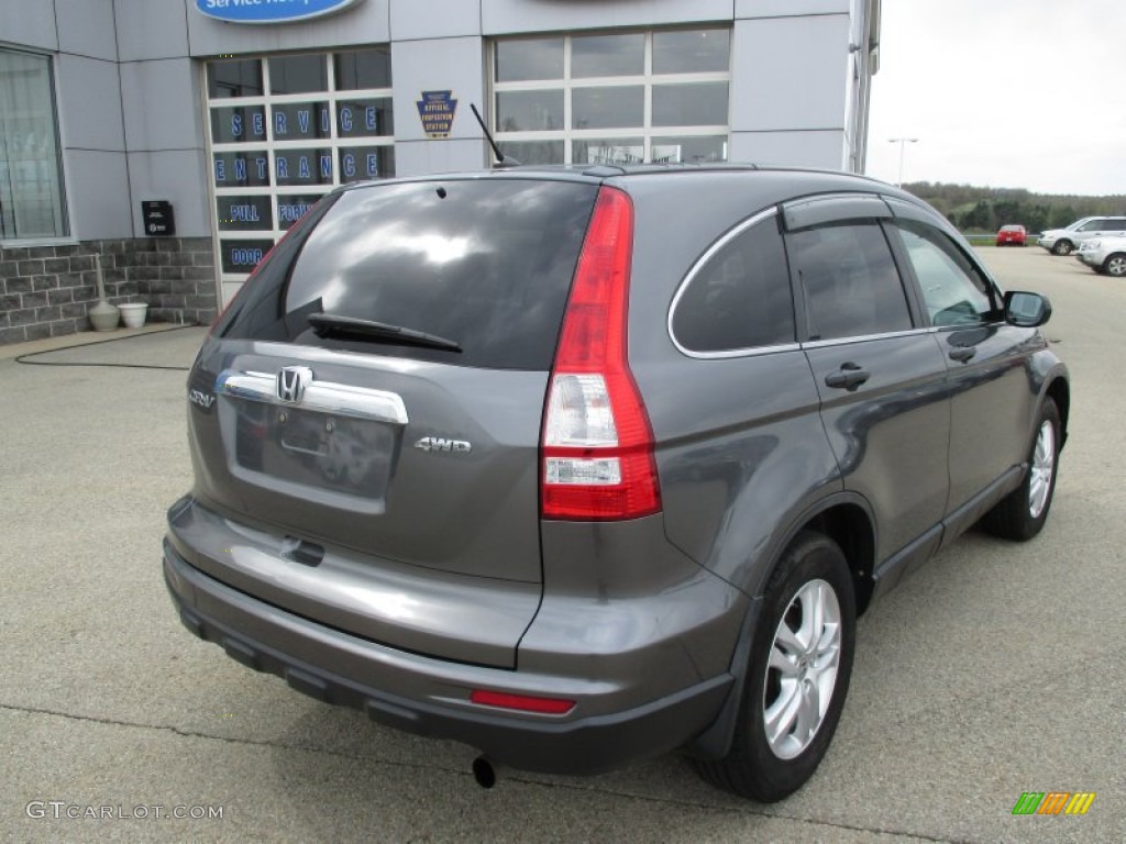 2010 CR-V EX AWD - Polished Metal Metallic / Black photo #18