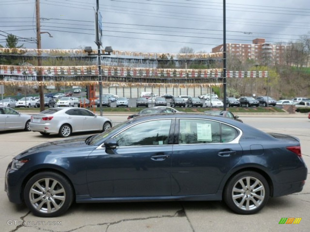 2013 GS 350 AWD - Meteor Blue Mica / Light Gray photo #1