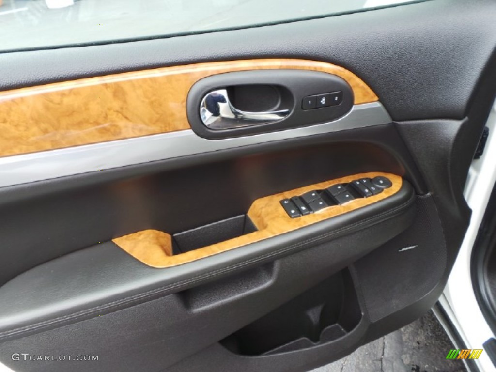 2008 Buick Enclave CXL AWD Ebony/Ebony Door Panel Photo #103299967