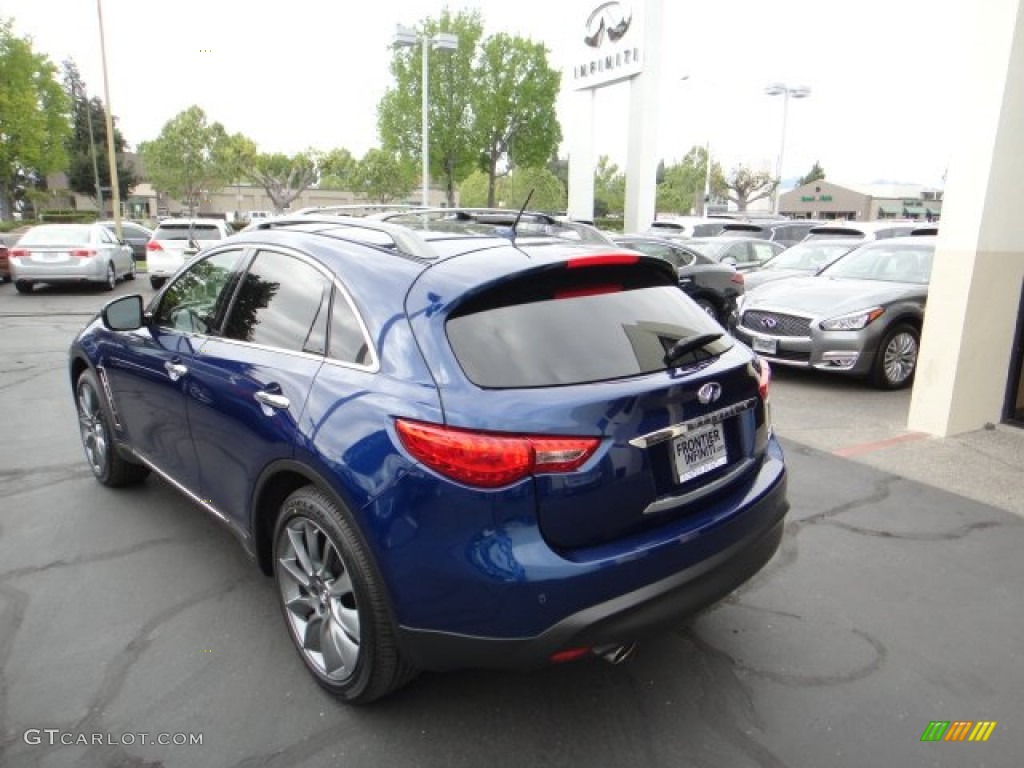 2012 FX 35 AWD Limited Edition - Iridium Blue / Graphite photo #9