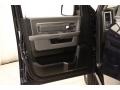 Black/Diesel Gray 2014 Ram 1500 SLT Quad Cab 4x4 Door Panel