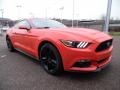2015 Competition Orange Ford Mustang EcoBoost Coupe  photo #9
