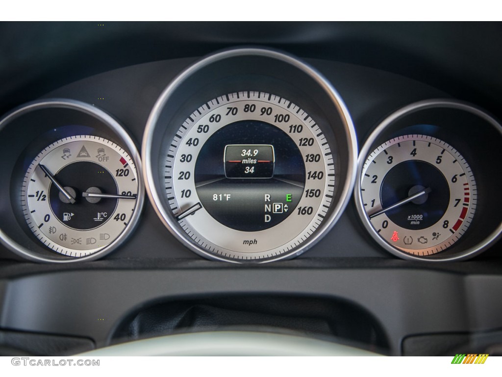 2015 Mercedes-Benz E 400 Cabriolet Gauges Photos