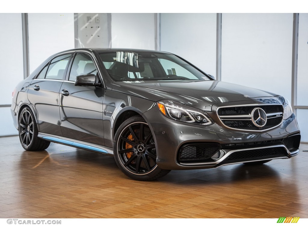 designo Graphite 2015 Mercedes-Benz E 63 AMG S 4Matic Sedan Exterior Photo #103303960