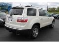 2010 White Diamond Tricoat GMC Acadia SLE  photo #3