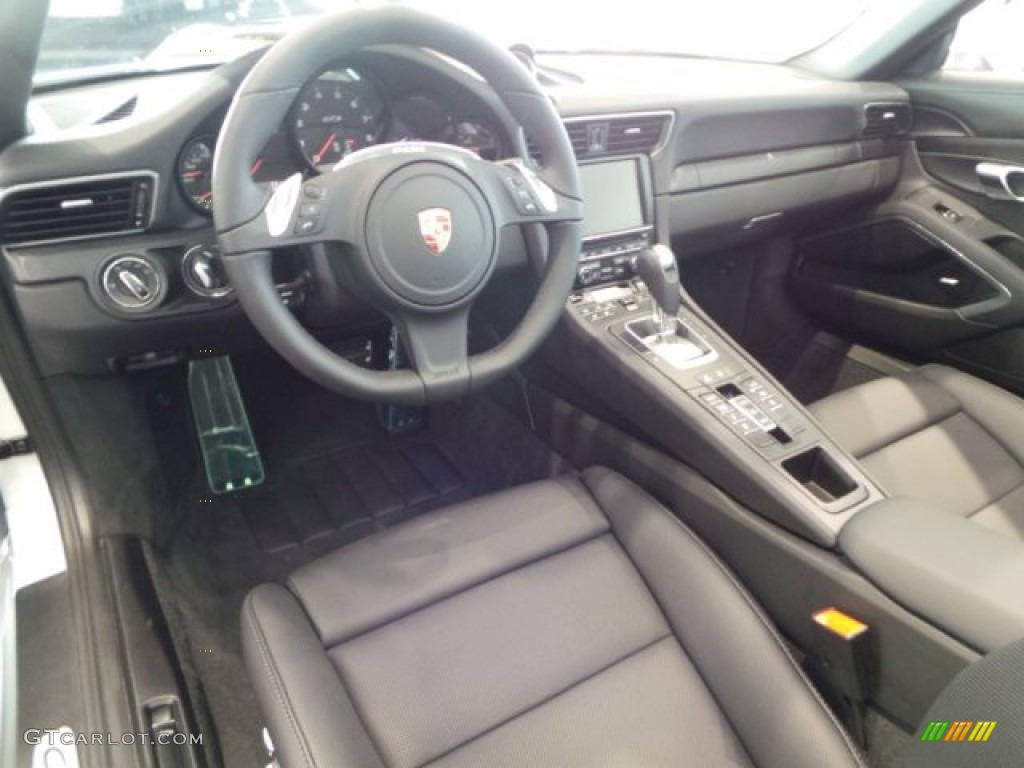 Black Interior 2015 Porsche 911 Carrera GTS Cabriolet Photo #103306054