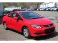 Rallye Red 2012 Honda Civic LX Coupe Exterior