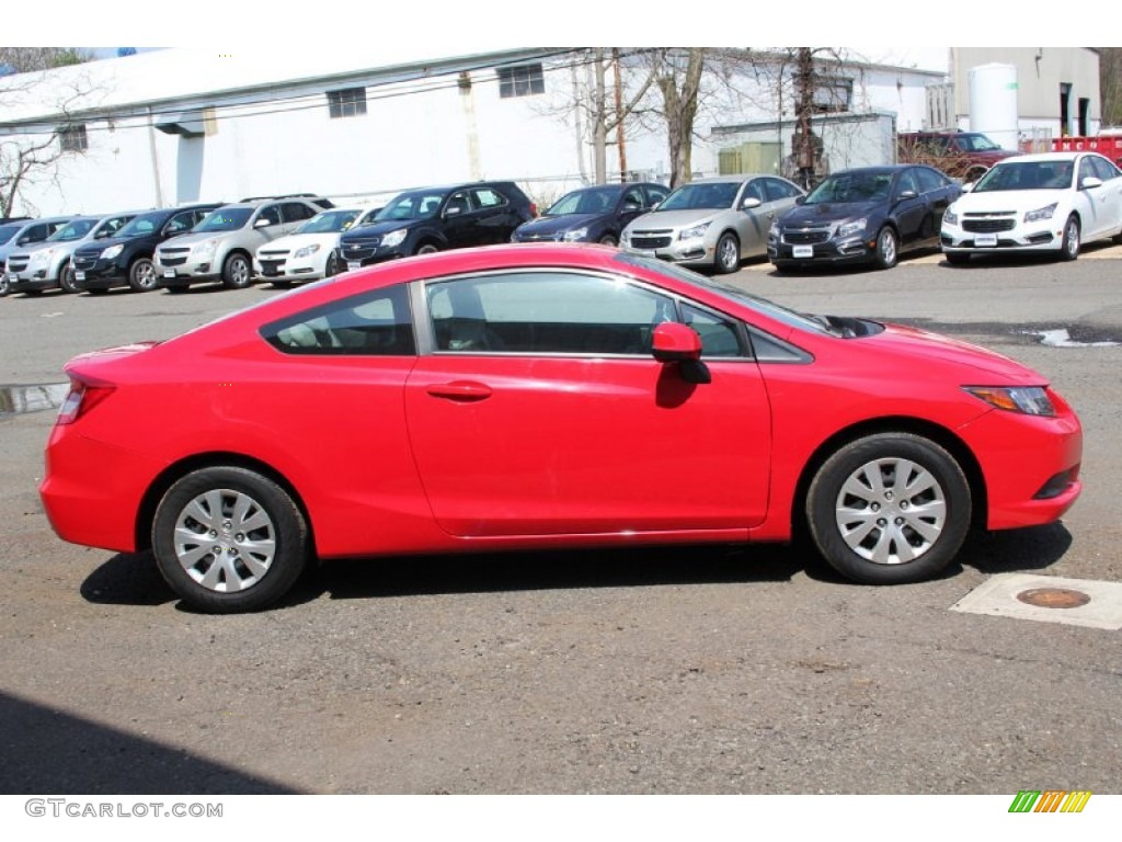 Rallye Red 2012 Honda Civic LX Coupe Exterior Photo #103306606