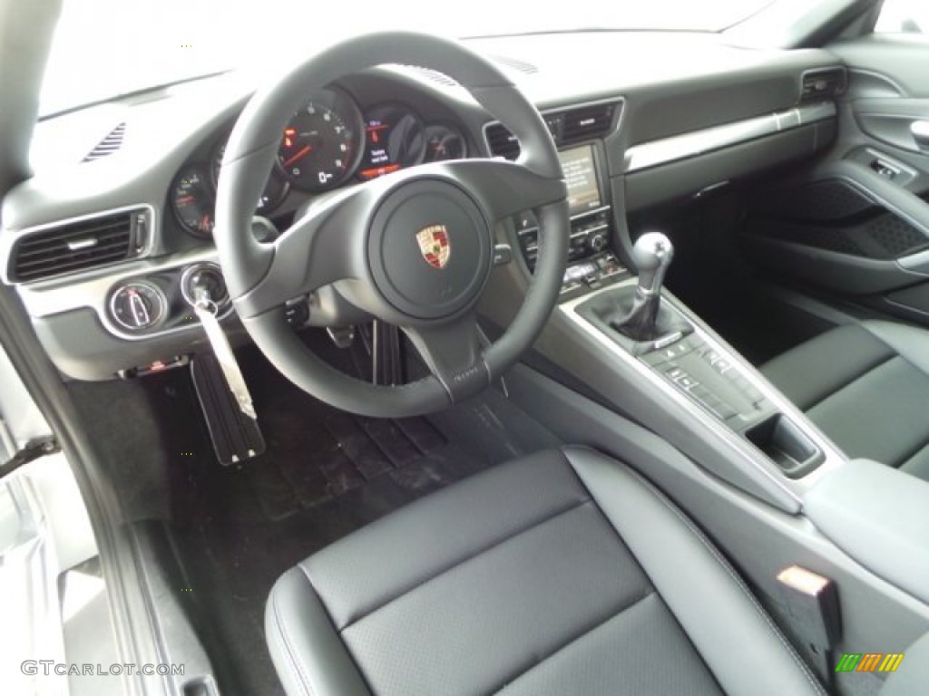 2015 911 Carrera 4 Coupe - Rhodium Silver Metallic / Black photo #10