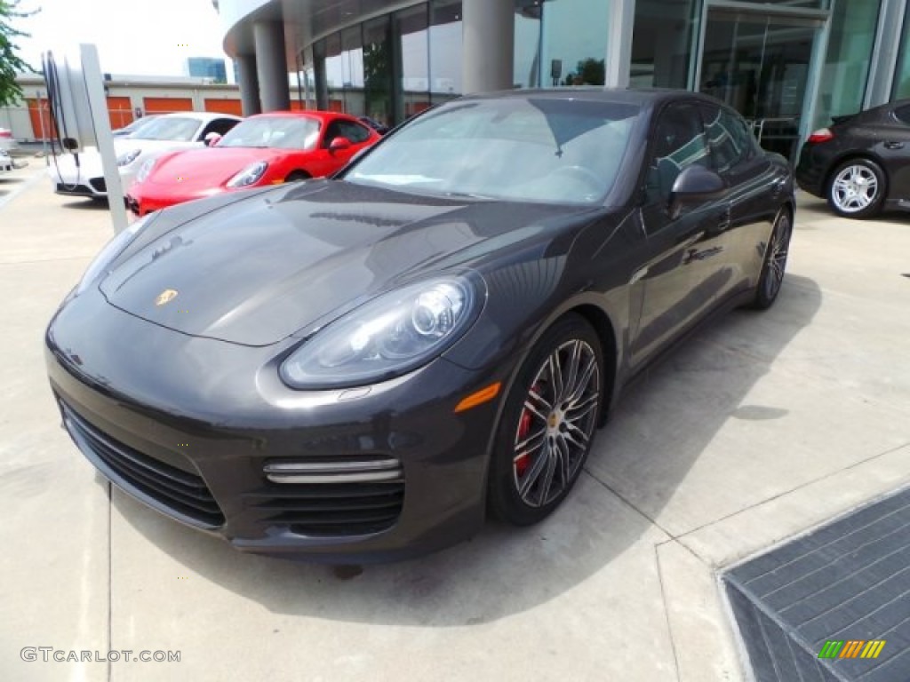 Carbon Grey Metallic 2015 Porsche Panamera GTS Exterior Photo #103307893