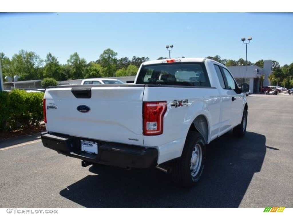 2015 F150 XLT SuperCab 4x4 - Oxford White / Medium Earth Gray photo #6