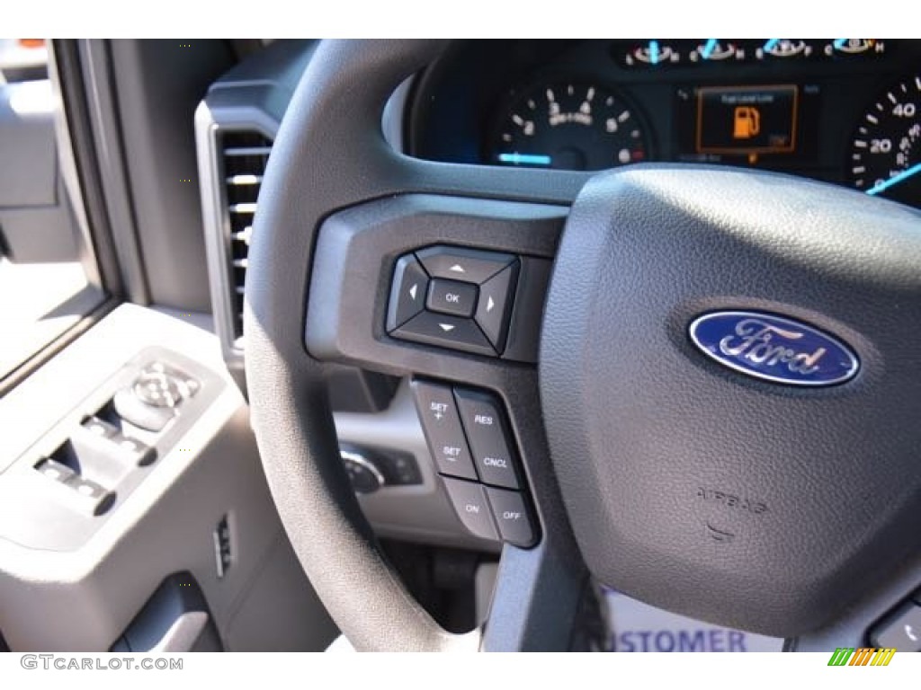 2015 F150 XL SuperCrew 4x4 - Oxford White / Medium Earth Gray photo #21