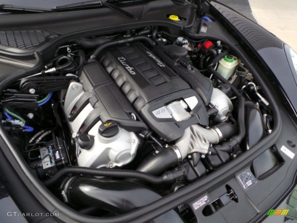 2015 Porsche Panamera Turbo 4.8 Liter DFI Twin-Turbocharged DOHC 32-Valve VarioCam Plus V8 Engine Photo #103309174