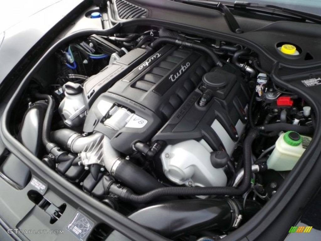 2015 Porsche Panamera Turbo 4.8 Liter DFI Twin-Turbocharged DOHC 32-Valve VarioCam Plus V8 Engine Photo #103309192