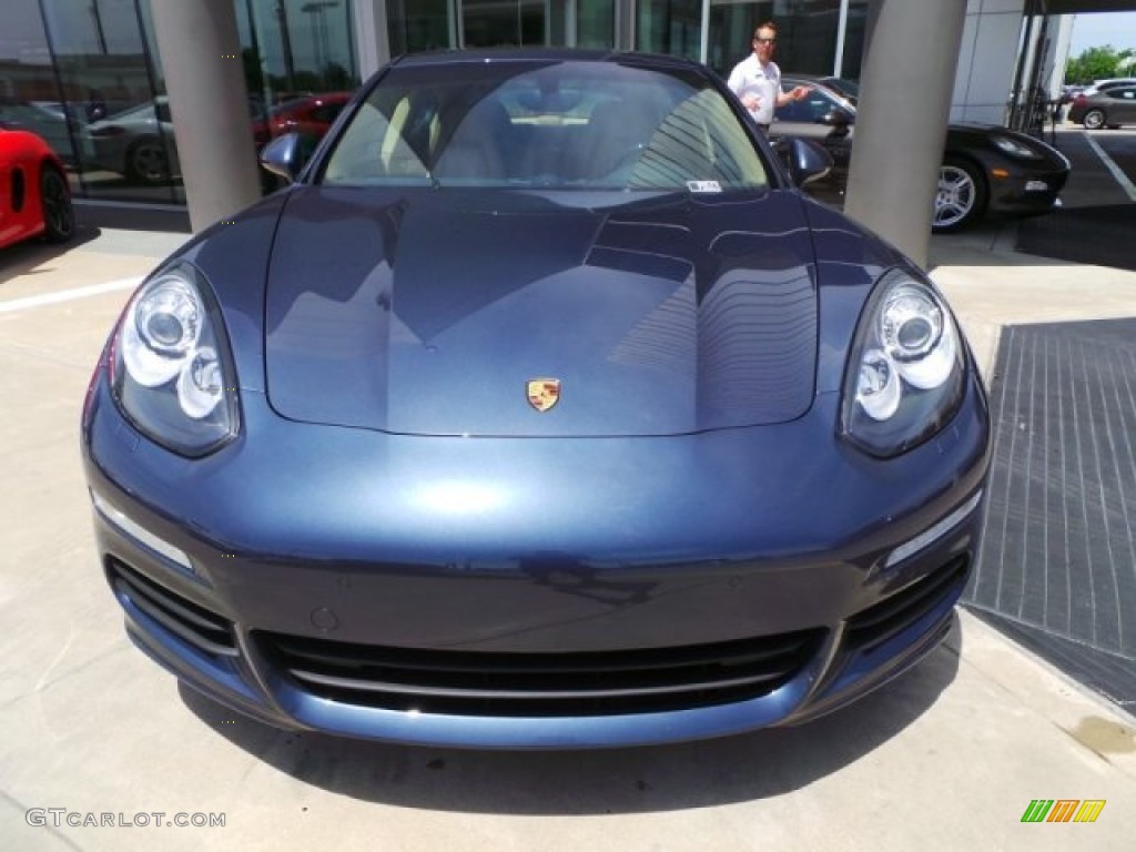 2015 Panamera S - Yachting Blue Metallic / Black/Luxor Beige photo #2