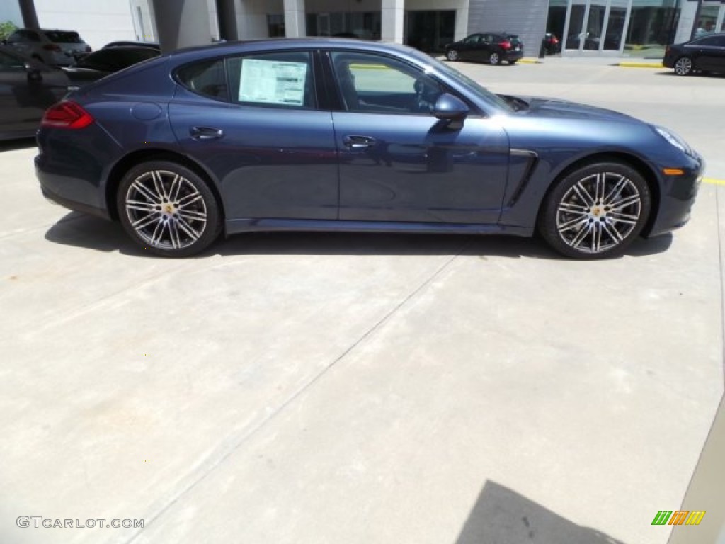 2015 Panamera S - Yachting Blue Metallic / Black/Luxor Beige photo #8