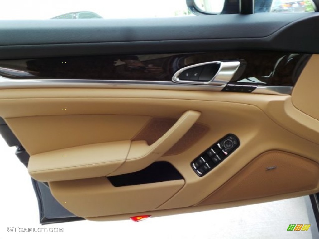 2015 Panamera S - Yachting Blue Metallic / Black/Luxor Beige photo #10