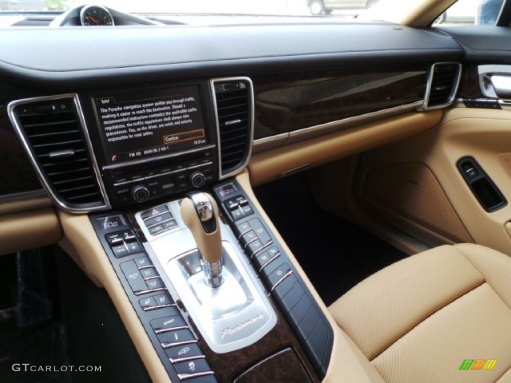 2015 Panamera S - Yachting Blue Metallic / Black/Luxor Beige photo #14