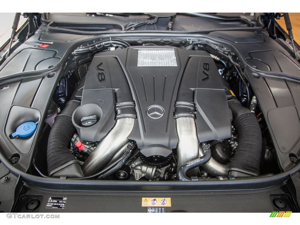 2015 Mercedes-Benz S 550 Sedan 4.6 Liter biturbo DI DOHC 32-Valve VVT V8 Engine Photo #103309960