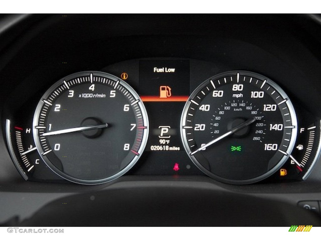 2014 Acura MDX SH-AWD Technology Gauges Photos