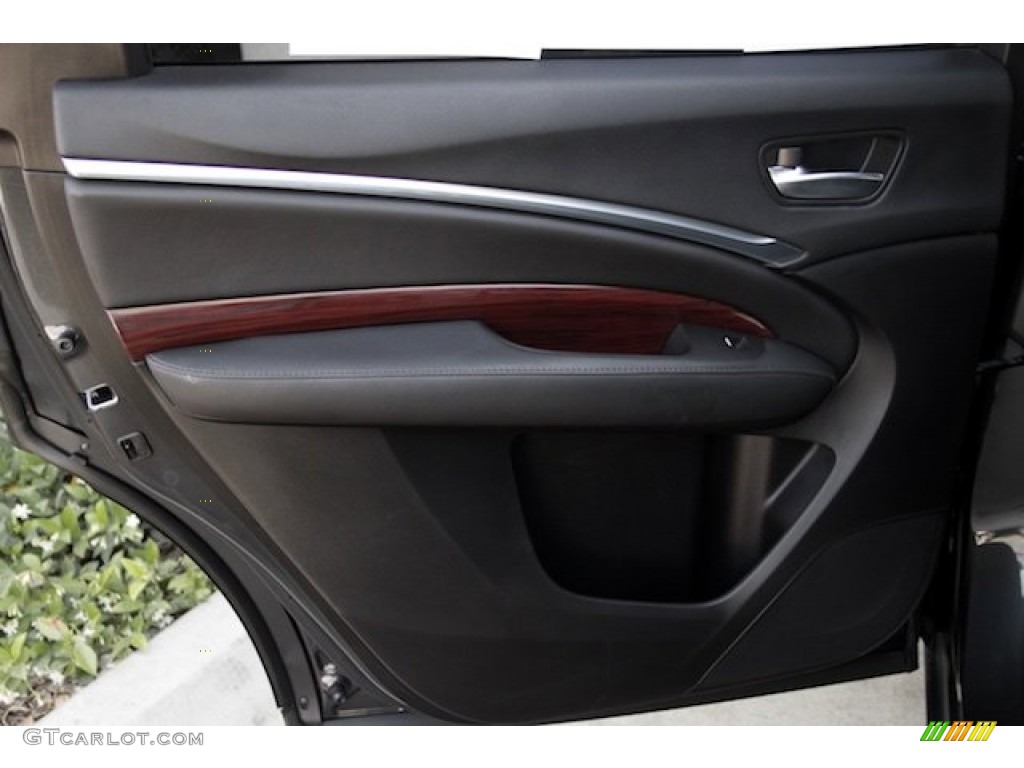 2014 Acura MDX SH-AWD Technology Ebony Door Panel Photo #103310809