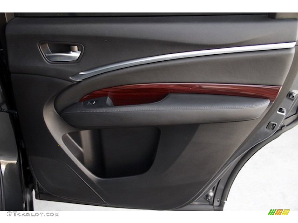 2014 Acura MDX SH-AWD Technology Ebony Door Panel Photo #103310833
