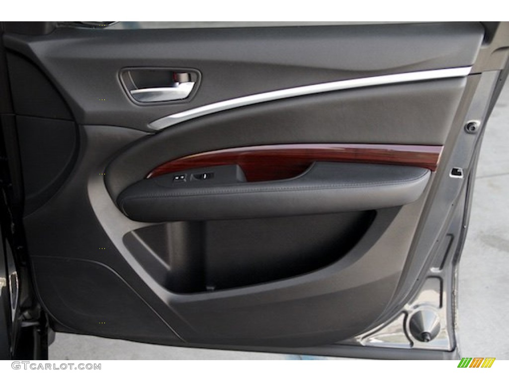 2014 Acura MDX SH-AWD Technology Ebony Door Panel Photo #103310851