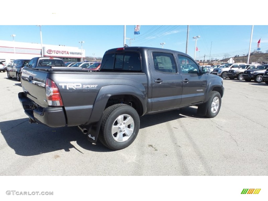 2015 Tacoma V6 Double Cab 4x4 - Magnetic Gray Metallic / Graphite photo #6