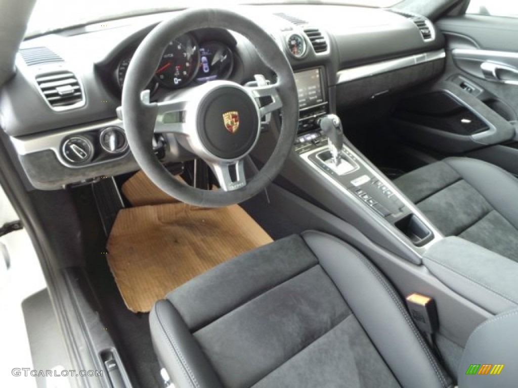 Black w/Alcantara Interior 2015 Porsche Cayman GTS Photo #103311040