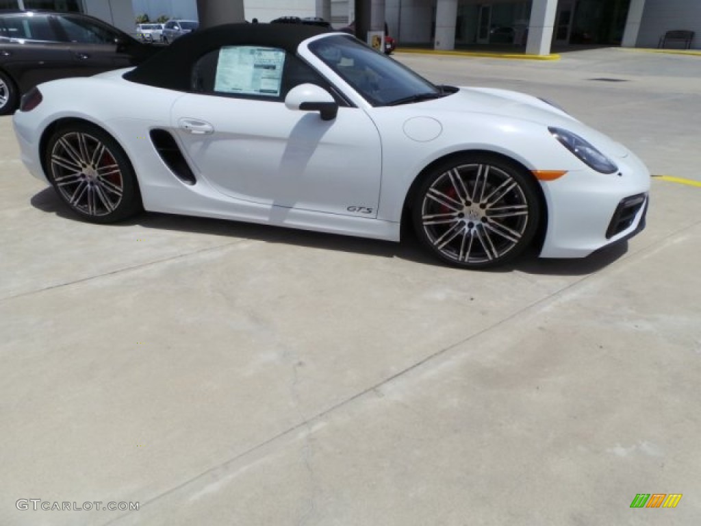 Carrara White Metallic 2015 Porsche Boxster GTS Exterior Photo #103311502