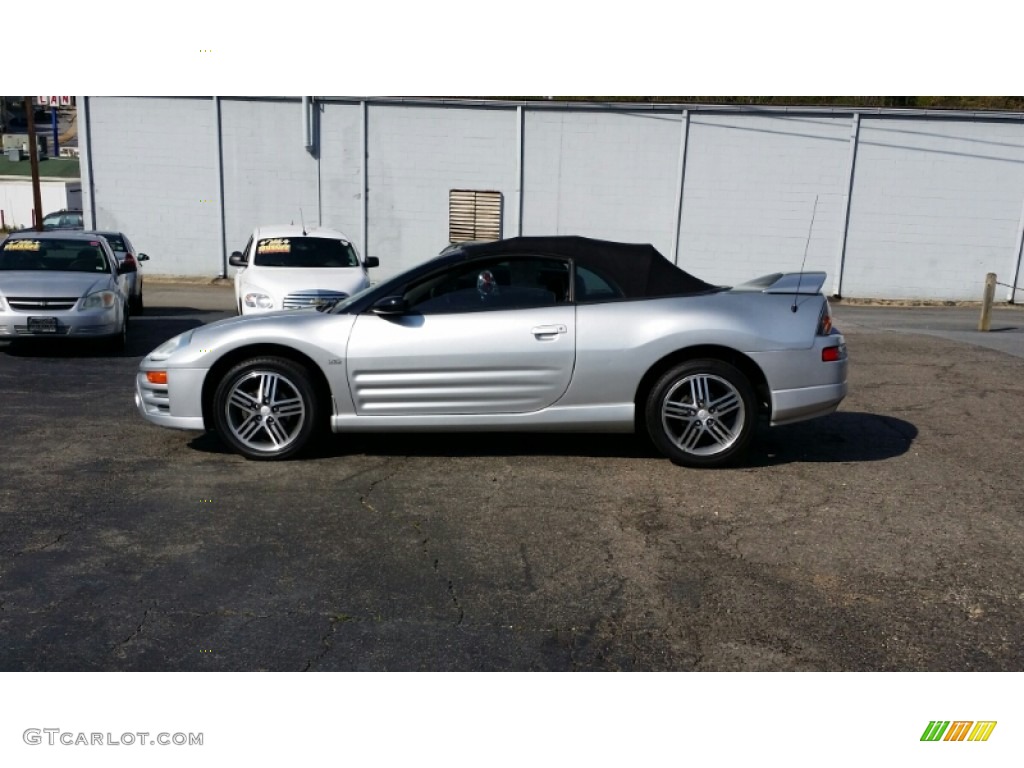 2003 Eclipse Spyder GTS - Titanium Pearl / Midnight photo #2