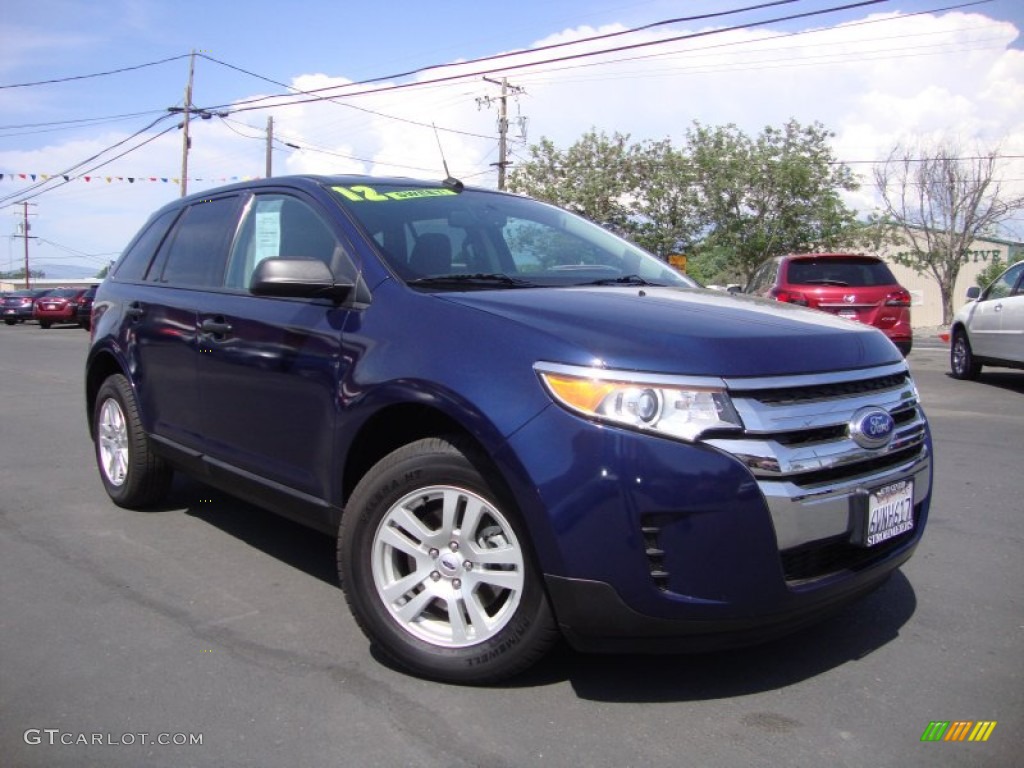 Dark Blue Pearl Metallic 2012 Ford Edge SE Exterior Photo #103314445