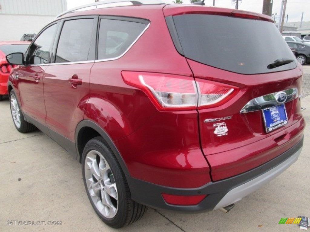 2015 Escape Titanium - Ruby Red Metallic / Medium Light Stone photo #13
