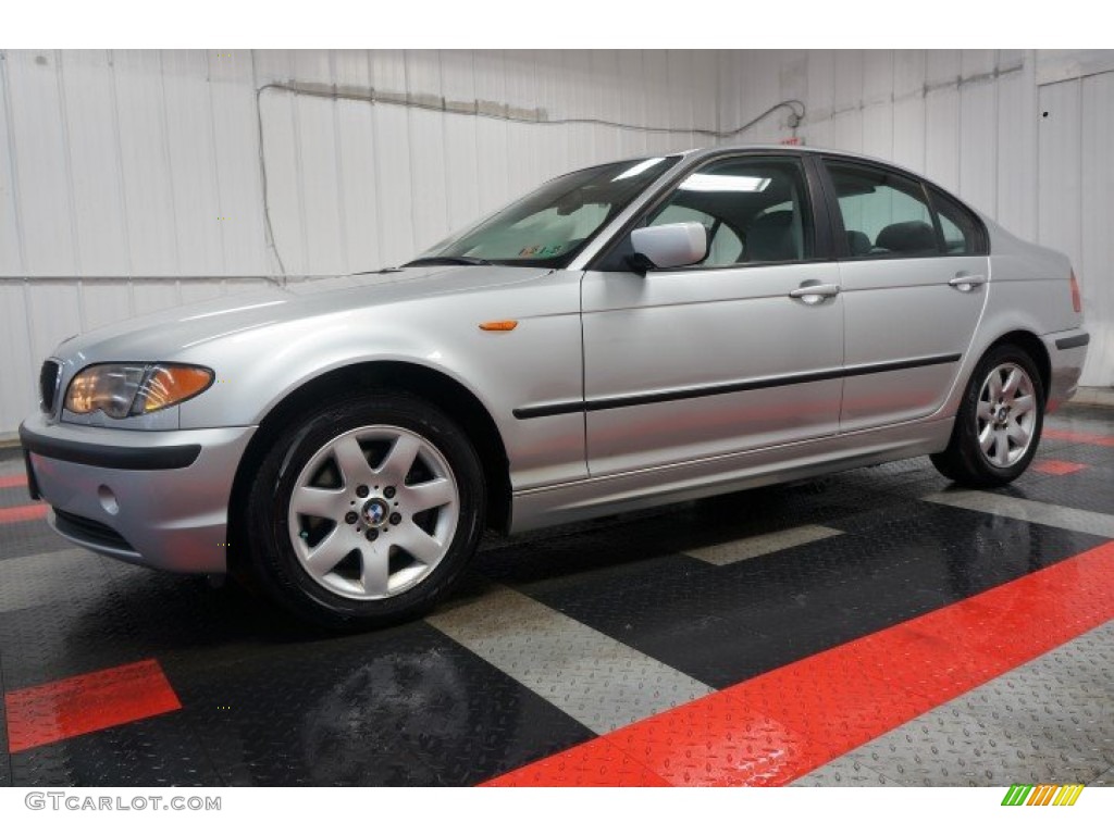 2005 3 Series 325xi Sedan - Titanium Silver Metallic / Grey photo #2