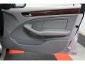 2005 BMW 3 Series Grey Interior Door Panel Photo